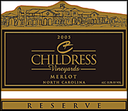 Childress Vineyards 2005 Merlot Reserve